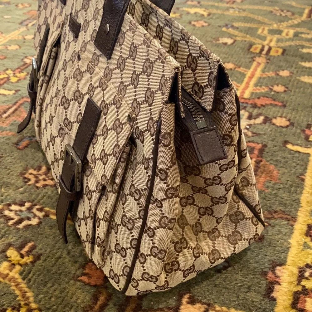 Gucci Brown and Tan Satchel - Picture 3 of 15